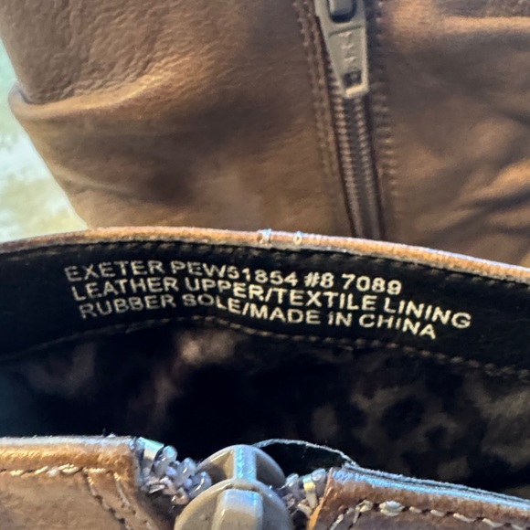 Abeo Taupe Ankle Boots with Side Zipper size 8 - Picture 3 of 5